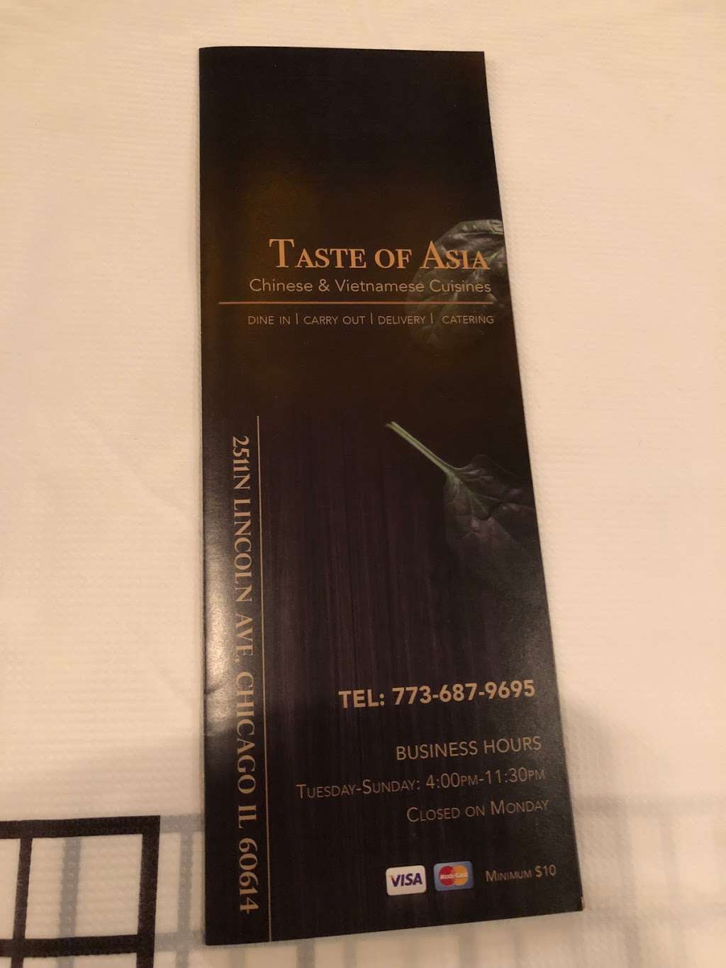 Taste of Asia | 2511 N Lincoln Ave, Chicago, IL 60614, USA | Phone: (773) 687-9695
