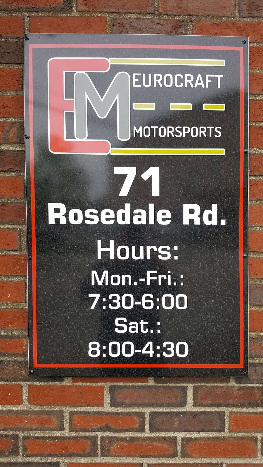 Eurocraft Motor Sports | 71 Rosedale Rd, Watertown, MA 02472 | Phone: (617) 924-6700