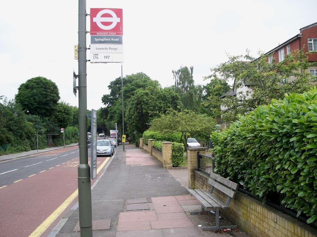 Springfield Road (Stop M) | London SE26 6DY, UK