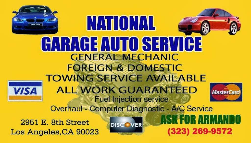 National Garage Auto Service | 2951 E 8th St, Los Angeles, CA 90023, USA | Phone: (323) 269-9572
