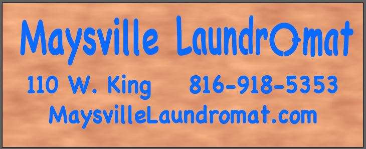 Maysville Laundromat | 110 W King St, Maysville, MO 64469, USA | Phone: (816) 918-5353