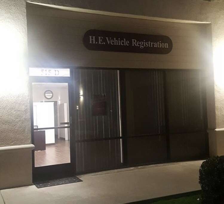 H.E. Vehicle Registration | 515 New Jersey St Unit D, Redlands, CA 92373, USA | Phone: (909) 894-4426