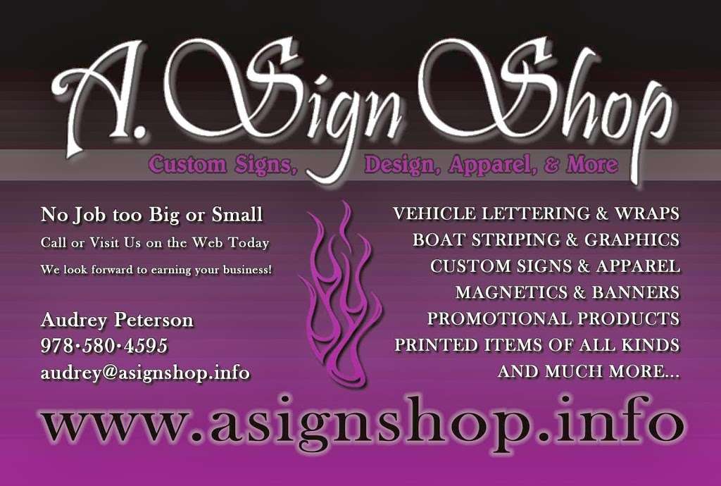 A. Sign Shop | 76 Bellflower Rd, Billerica, MA 01821 | Phone: (978) 580-4595