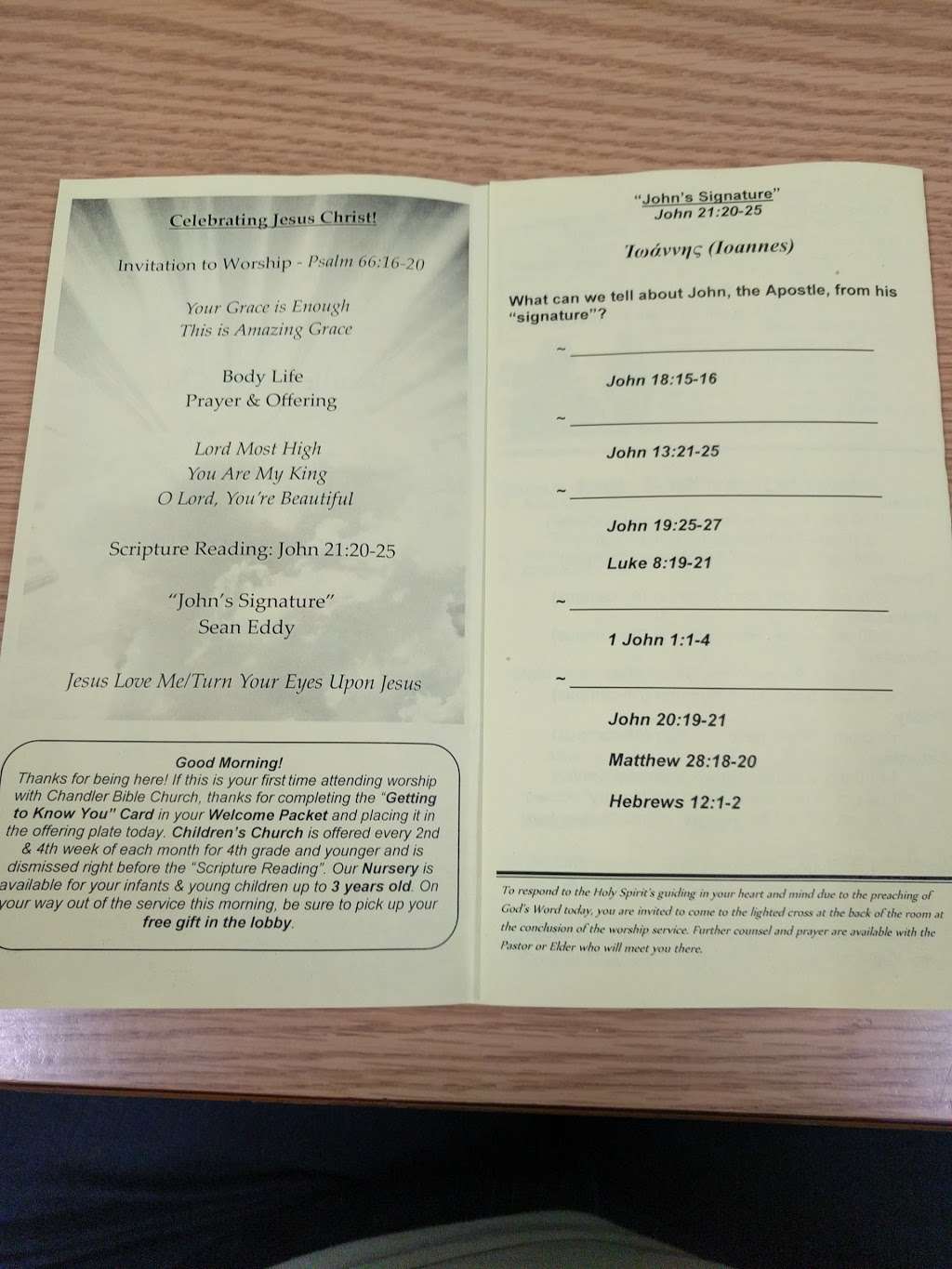 Chandler Bible Church | 1200 N Price Rd, Chandler, AZ 85226, USA | Phone: (480) 786-3124