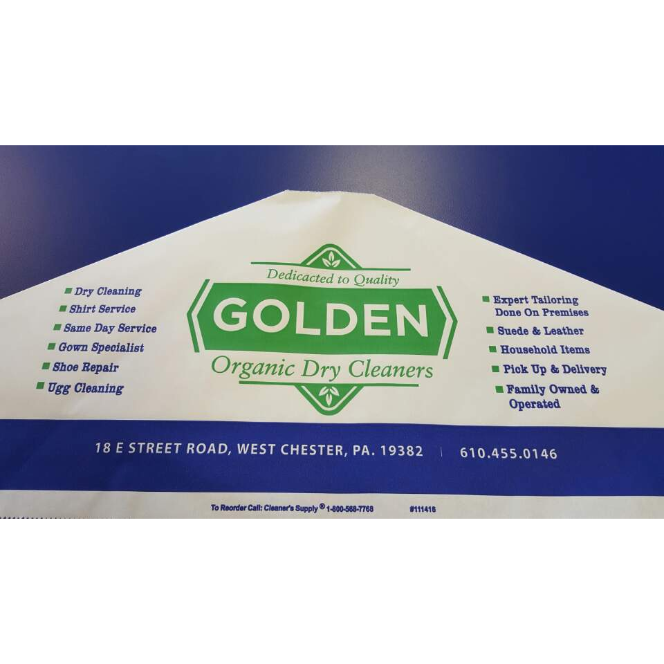 Golden Organic Cleaners | 18 Street Rd, West Chester, PA 19382 | Phone: (610) 455-0146