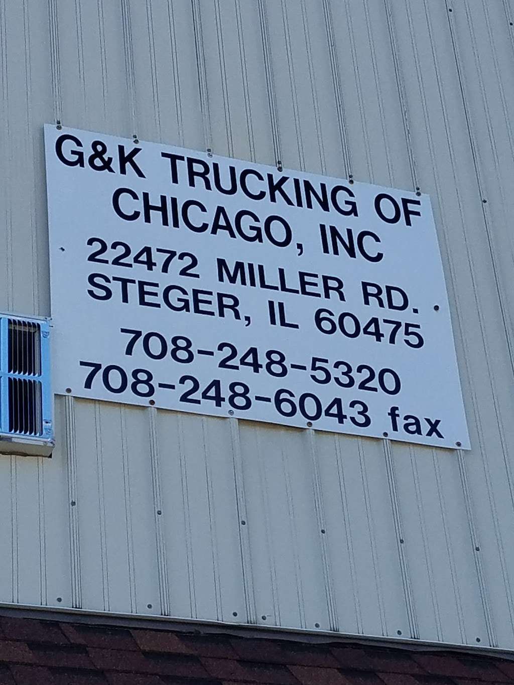 G&K Trucking of Chicago Inc | 22472 Miller Rd, Steger, IL 60475, USA | Phone: (708) 248-5320