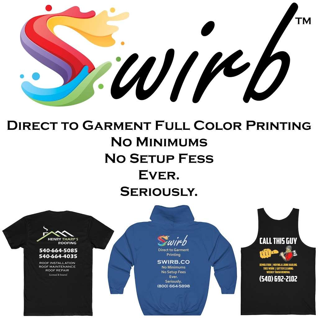 Swirb | 2137 Reliance Rd, Middletown, VA 22645, USA | Phone: (800) 664-5898