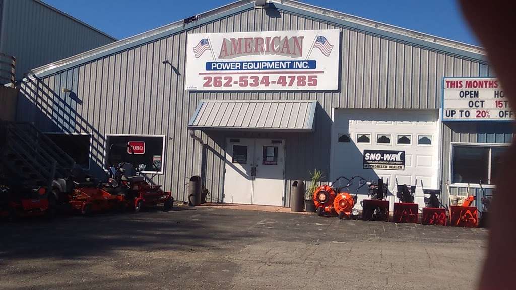 American Power Equipment Inc | 4144 Northwest Hwy, Waterford, WI 53185, USA | Phone: (262) 534-4785