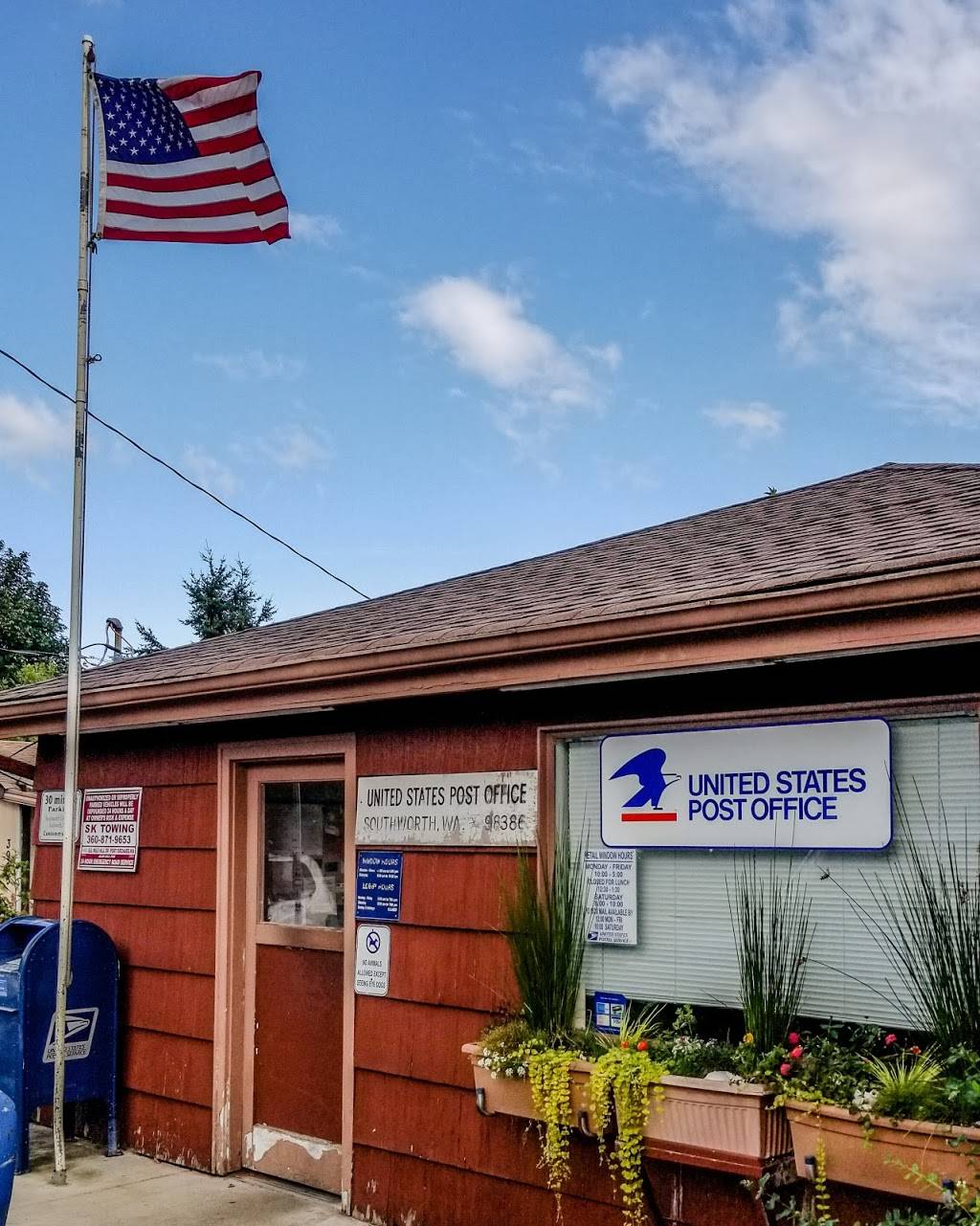 United States Postal Service | 3985 Cherry St SE, Southworth, WA 98386, USA | Phone: (800) 275-8777