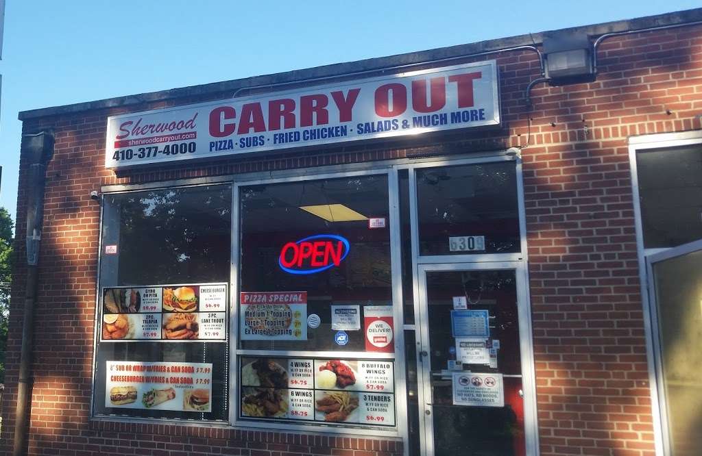Sherwood Carry Out | 6309 Sherwood Rd, Baltimore, MD 21239, USA | Phone: (410) 377-4000