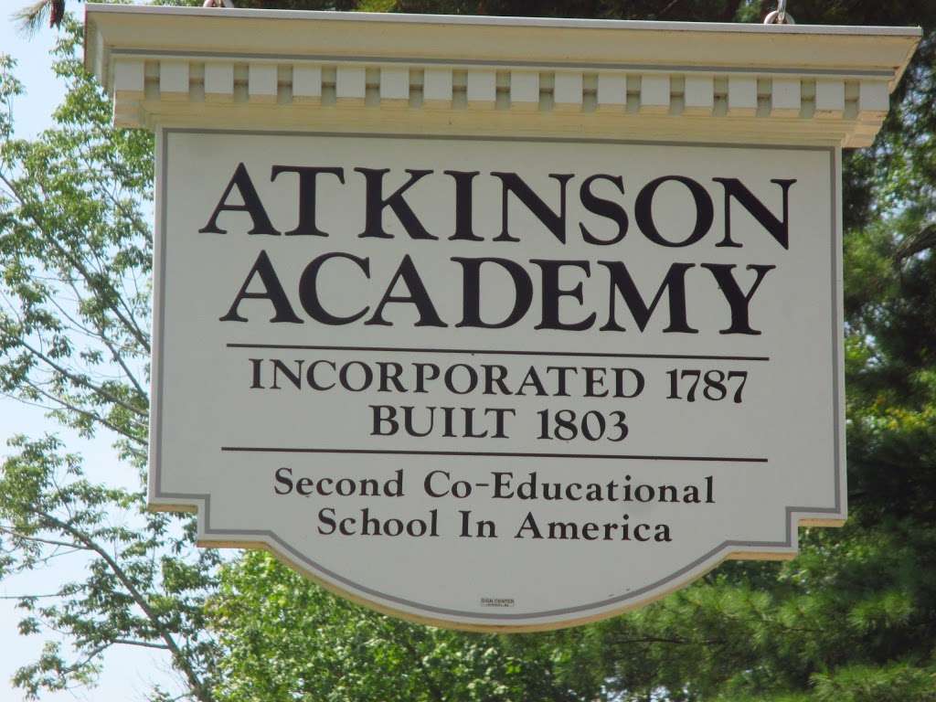 Atkinson Academy | 17 Academy Ave, Atkinson, NH 03811, USA | Phone: (603) 362-5521