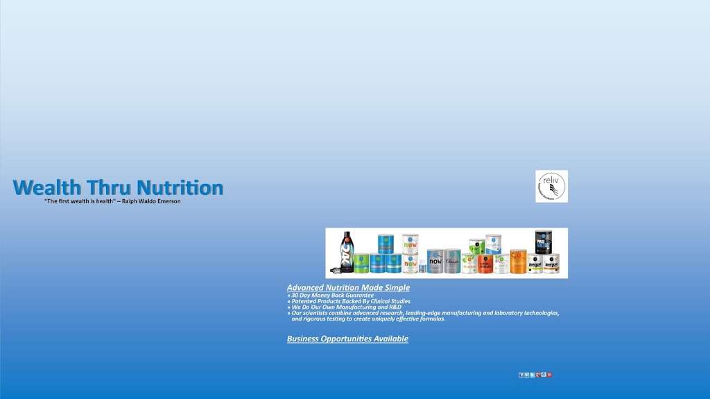 Wealth Thru Nutrition | 31885 Feather Creek Dr, Menifee, CA 92584, USA | Phone: (866) 607-8683