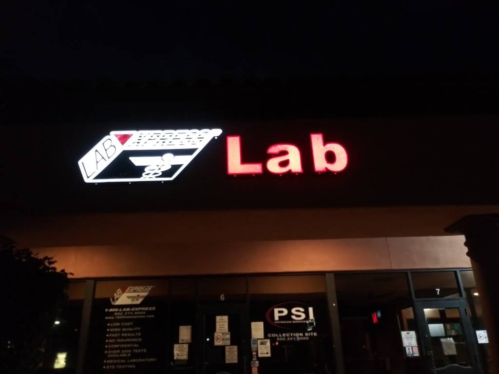 Lab Express Inc. dba LabXpress 745 W Baseline Rd Suite 7, Mesa, AZ 85210