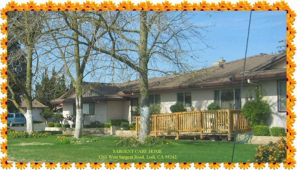 Sargent Care Home ICF/DD-H | 3261 W Sargent Rd, Lodi, CA 95242, USA | Phone: (209) 365-7934