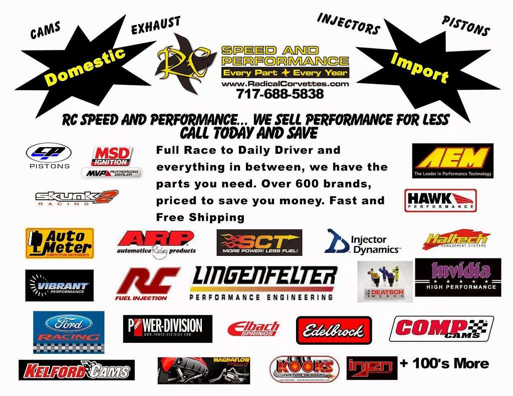 RC Speed and Performance | 5227 Valley View Rd, Spring Grove, PA 17362, USA | Phone: (717) 688-5838