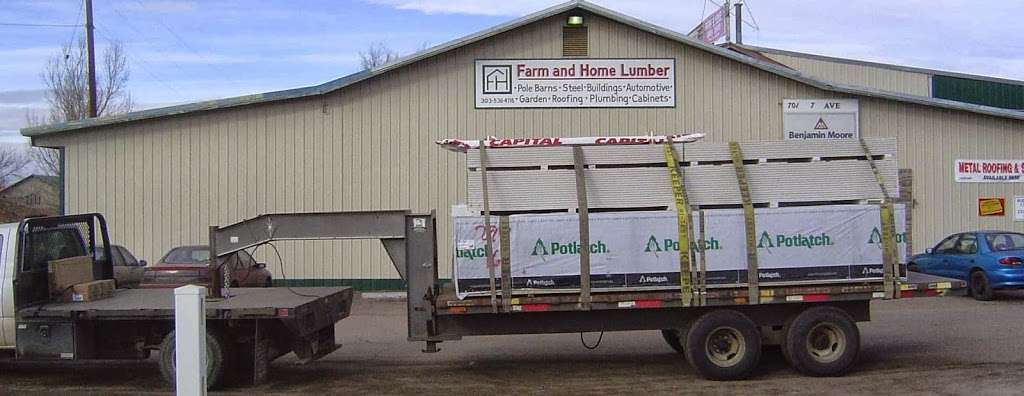 Farm & Home Lumber Co | 701 7th Ave, Hudson, CO 80642, USA | Phone: (303) 536-4715