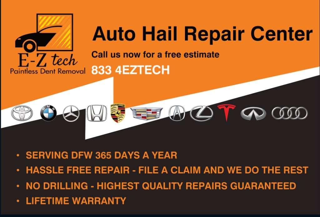 E-Z Tech Paintless Dent Removal | 1400 Vantage Dr, Carrollton, TX 75006, USA | Phone: (833) 439-8324