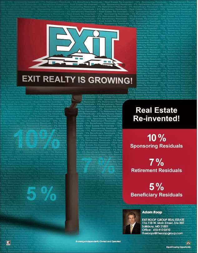 EXIT SHORE REALTY | 2815 N Salisbury Blvd, Salisbury, MD 21801 | Phone: (410) 912-0310