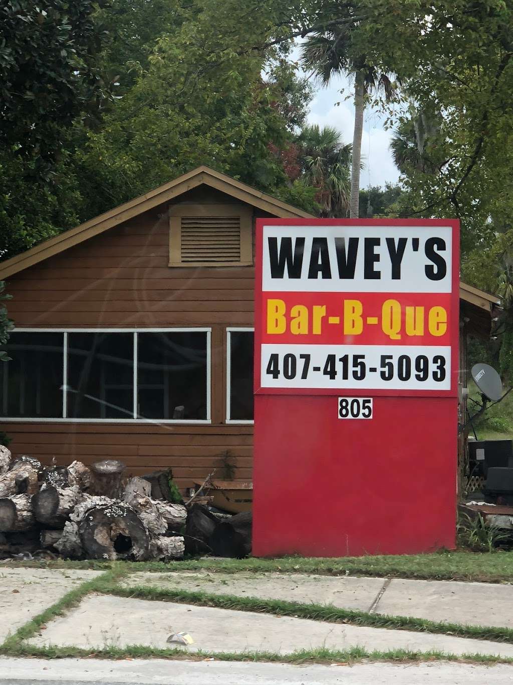 Wavey’s Bar-B-Que | 805 Monroe Rd, Sanford, FL 32771, USA | Phone: (407) 415-5093