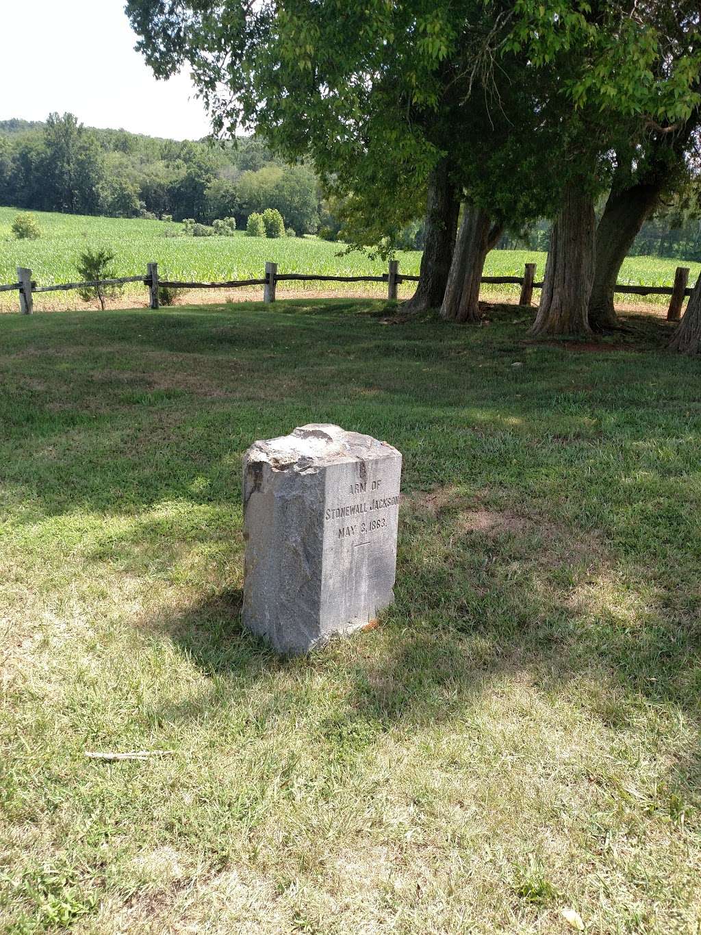 Gen. Stonewall Jacksons Arm burial site | Locust Grove, VA 22508