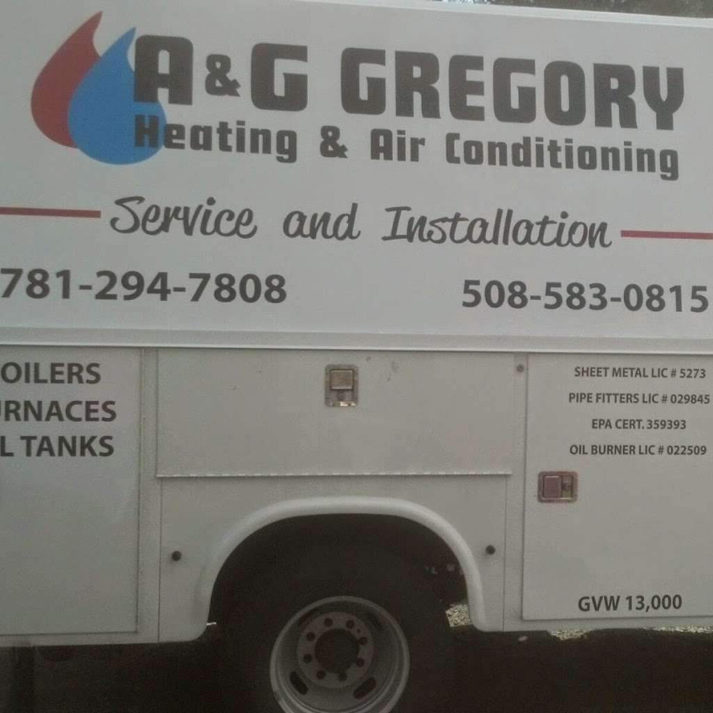 A & G Gregory Heating & Air Conditioning | 34 Hudson St, Halifax, MA 02338, USA | Phone: (781) 294-7808