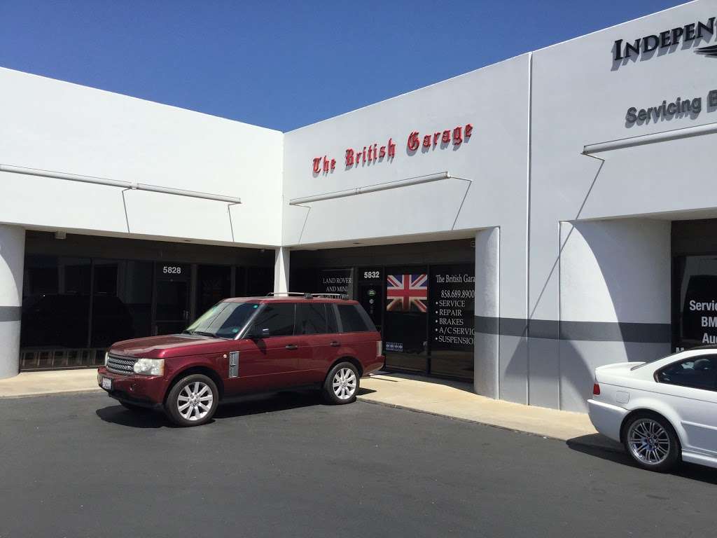 British Garage | 5832 Autoport Mall, San Diego, CA 92121, USA | Phone: (858) 689-8900