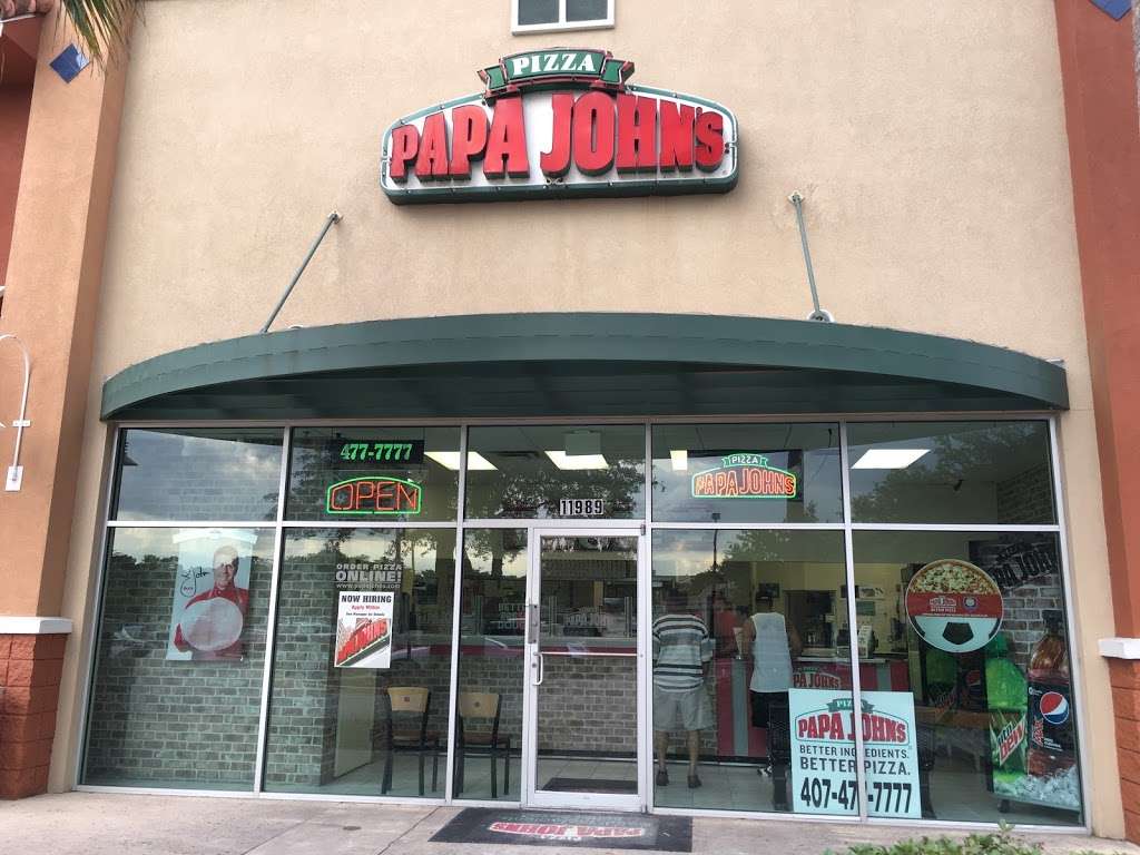 Papa Johns Pizza | 11989 S Apopka Vineland Rd, Orlando, FL 32836 | Phone: (407) 477-7777