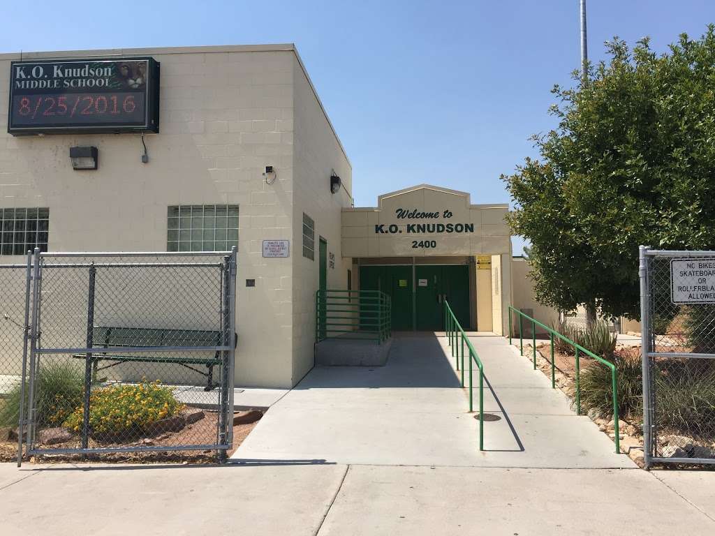 K O Knudson Middle School | 2400 Atlantic St, Las Vegas, NV 89104, USA | Phone: (702) 799-7470