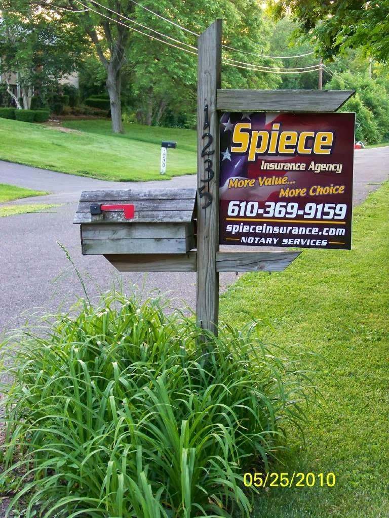 Spiece Insurance Agency | 1235 3rd Ave, Gilbertsville, PA 19525, USA | Phone: (610) 427-3593