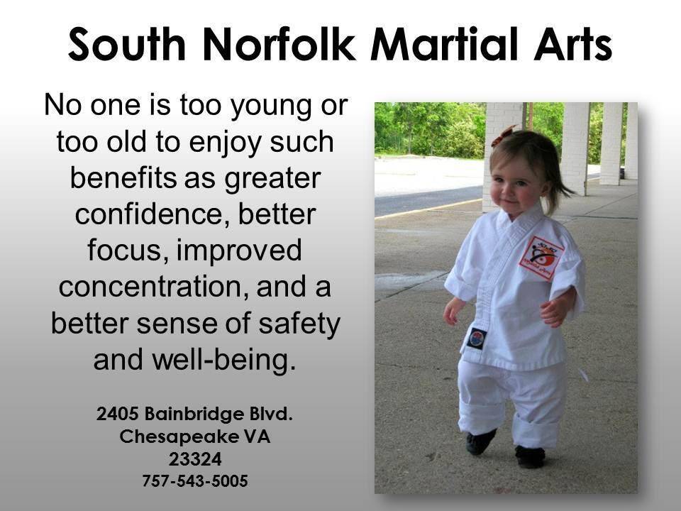 South Norfolk Martial Arts, LCC | 2405 Bainbridge Blvd, Chesapeake, VA 23324, USA | Phone: (757) 543-5005