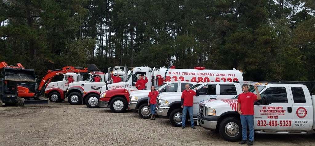 AAA Action Septic Service LLC | 166 Campbell Acres Rd, Cleveland, TX 77328, United States | Phone: (832) 789-8338