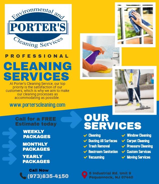 Porters Cleaning & Environmental Services | 6 Industrial Rd, Pequannock Township, NJ 07440, USA | Phone: (973) 835-4150