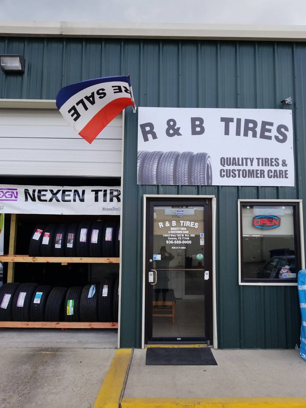 R&B Tires | 14543 TX-105 #506, Conroe, TX 77304, USA | Phone: (936) 588-0000