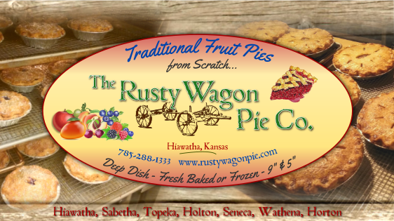 The Rusty Wagon Pie Co. | 2770 Hazelnut Rd, Hiawatha, KS 66434, USA | Phone: (785) 422-5111