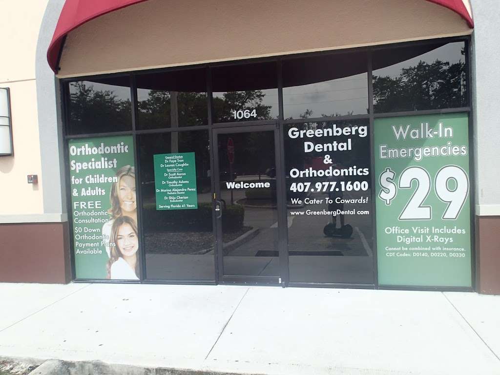 Greenberg Dental & Orthodontics | 1500 Alafaya Trail #1064, Oviedo, FL 32765, USA | Phone: (407) 977-1600