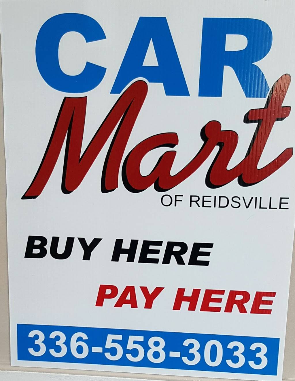 Car Mart of Reidsville | 2048 US-29 BUS, Reidsville, NC 27320 | Phone: (336) 558-3033