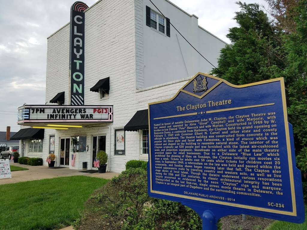 Clayton Theatre | 33246 Main St, Dagsboro, DE 19939 | Phone: (302) 732-3744