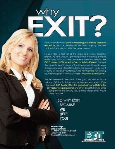 EXIT SHORE REALTY | 2815 N Salisbury Blvd, Salisbury, MD 21801, USA | Phone: (410) 912-0310