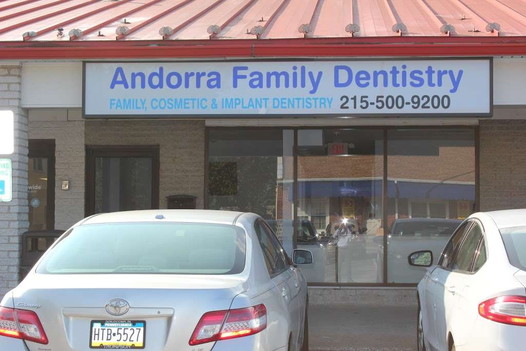 Andorra Family Dentistry | 8919 Ridge Ave #9, Philadelphia, PA 19128 | Phone: (215) 500-9200