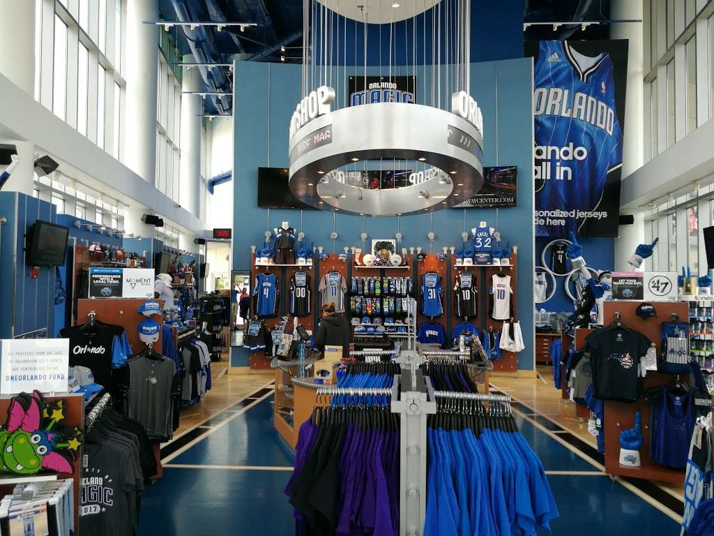 Orlando Magic Team Shop | 400 W Church St, Orlando, FL 32801, USA | Phone: (407) 440-7467