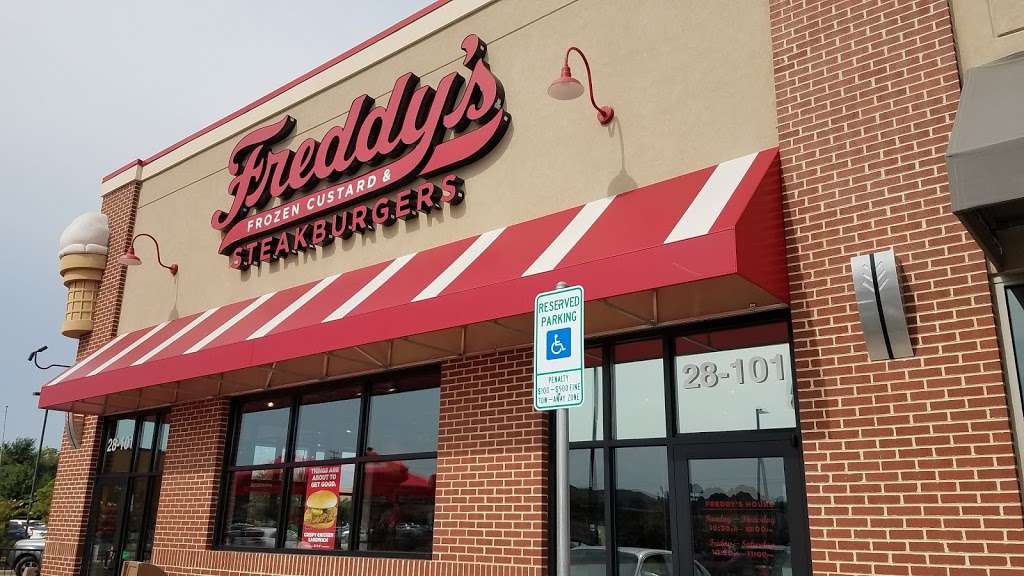 Freddys Frozen Custard & Steakburgers | 28 S Gateway Dr, Fredericksburg, VA 22406, USA | Phone: (540) 370-8140