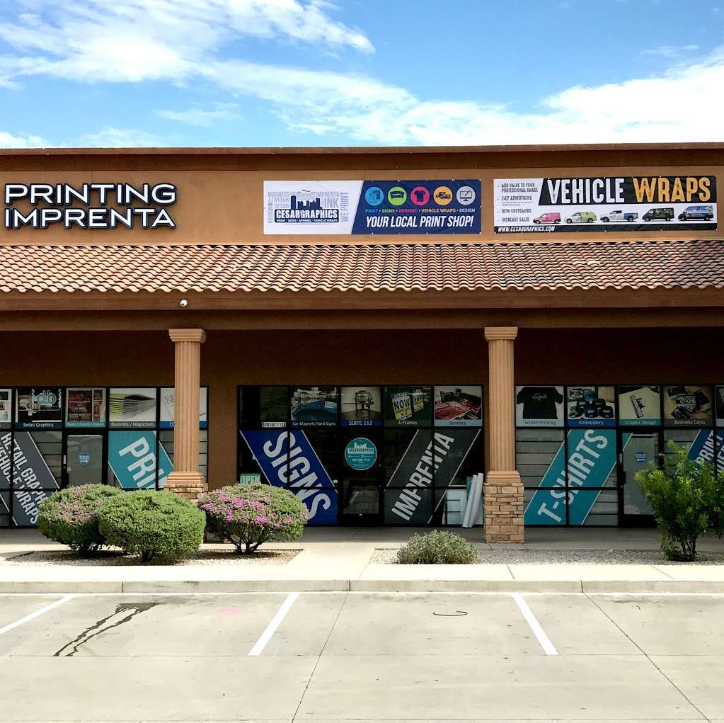 Cesar Graphics | 2610 W Baseline Rd Suite #112, Phoenix, AZ 85041 | Phone: (602) 268-7715