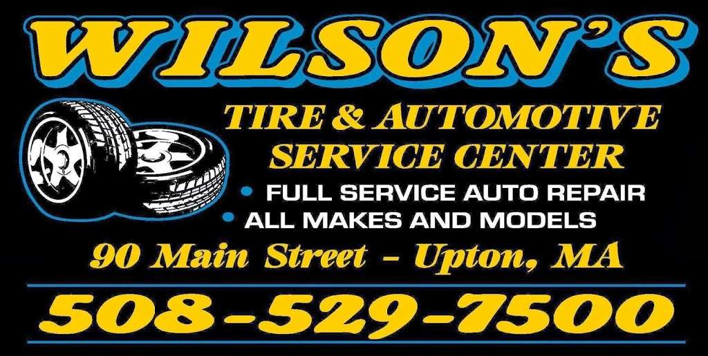 Wilsons Tire & Auto Service Center | 90 Main St, Upton, MA 01568, USA | Phone: (508) 529-7500