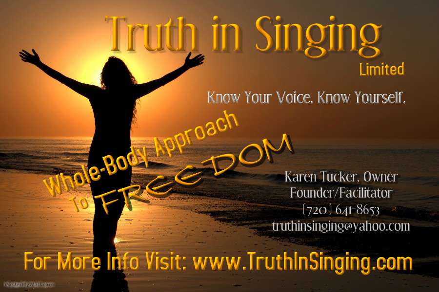 Truth in Singing, LLC | 2391 Sandpiper Dr, Lafayette, CO 80026 | Phone: (720) 641-8653