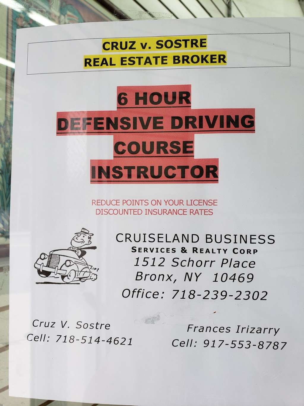 Cruiseland Business Services & Realty Corp. | Eastchester Rd & Schorr Pl, Bronx, NY 10469, USA | Phone: (718) 239-2302