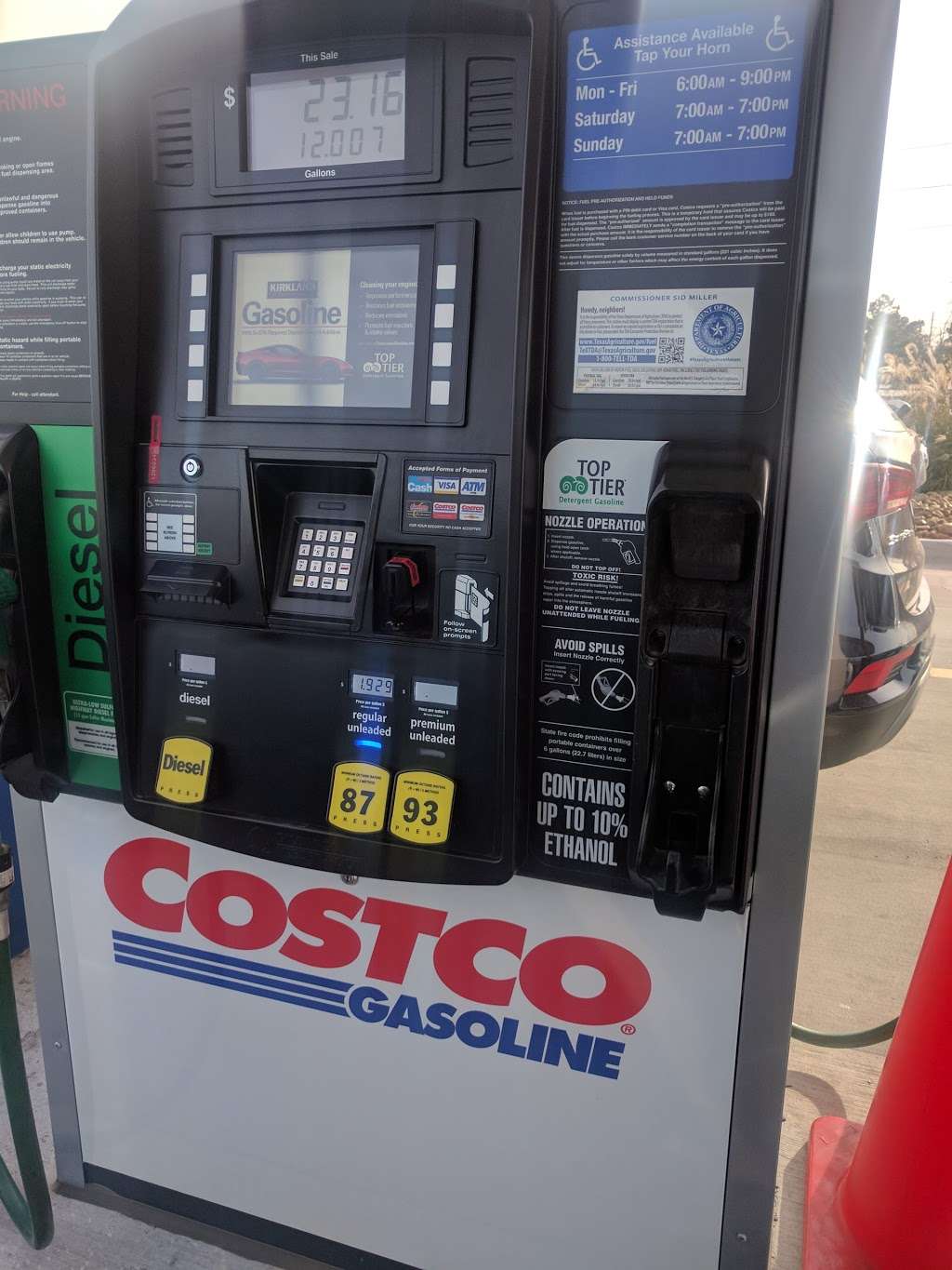 Costco Gasoline | 21802 Townsen Blvd W, Humble, TX 77338, USA