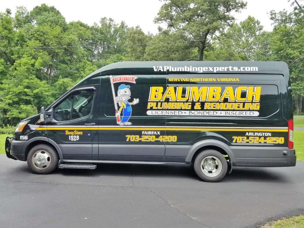 Baumbach Plumbing & Remodeling | 11608 Fairfax Station Rd, Fairfax Station, VA 22039, United States | Phone: (703) 250-4200
