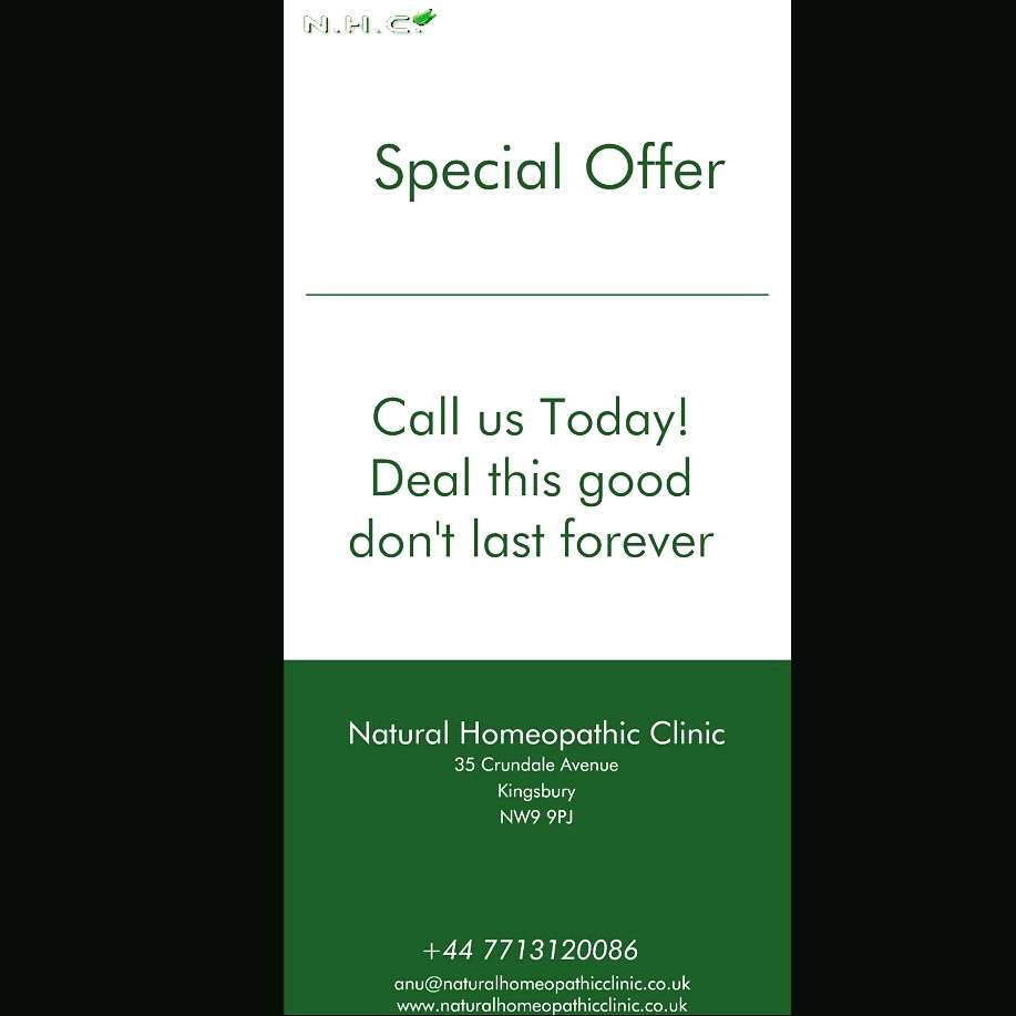 Natural Homeopathic Clinic | 35 Crundale Ave, London NW9 9PJ, UK | Phone: 07713 120086