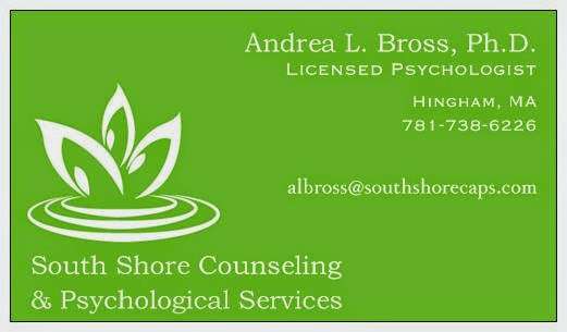 South Shore Counseling & Psychological Services | 195 Whiting St #4b, Hingham, MA 02043 | Phone: (781) 738-6226