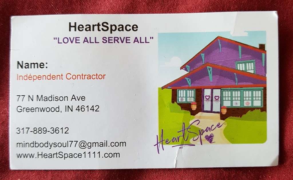 HeartSpace | 100 N Madison Ave, Greenwood, IN 46142 | Phone: (317) 908-3524